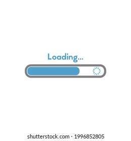 Loading icon vector illustration template for many purposes. Isolated on white background.