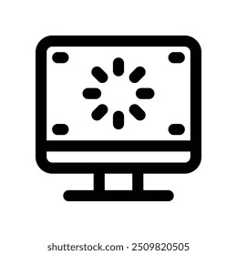 loading icon. vector line icon for your website, mobile, presentation, and logo design.