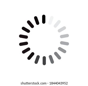 Loading icon vector logo illustration