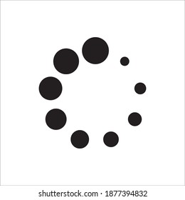 Loading Icon Vector Logo Template Illustration