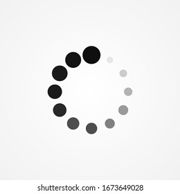 Loading icon. Vector stock illustration.