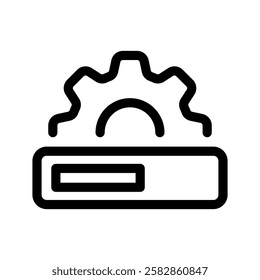 Loading Icon Vector Symbol Design Illustration