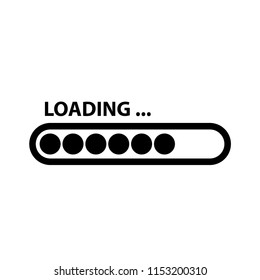 loading icon vector template