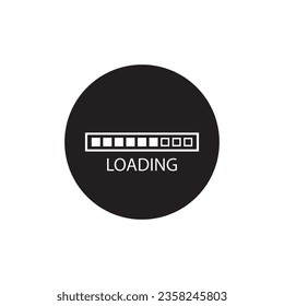 loading icon vector template illustration logo design