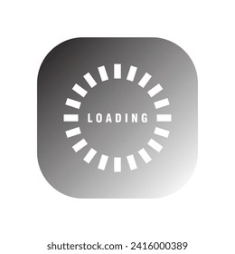 loading icon vector template illustration logo design