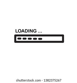 loading icon vector template trendy