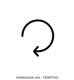 loading icon, loading icon vector, in trendy flat style isolated on white background. loading icon image, loading icon illustration