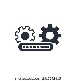 Loading icon. vector.Editable stroke.linear style sign for use web design,logo.Symbol illustration.