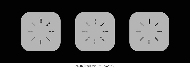 Loading icons. Load. load vector icons, isolated. Loading vector Logo. Vector illustration. Buffering icon. Eps 10.