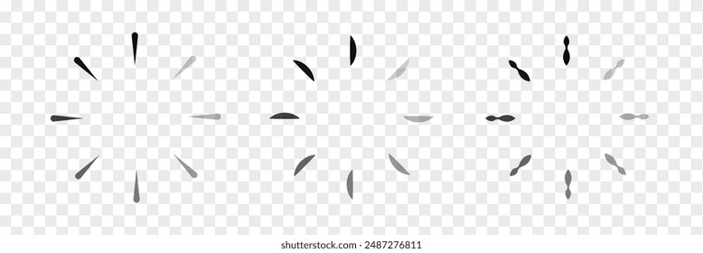 Loading icons. Load. load vector icons, isolated. Loading vector icon. Vector illustration. Buffering icon set. EPS 10.