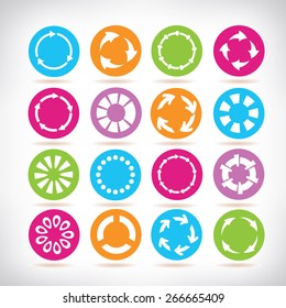 loading icons, reload buttons