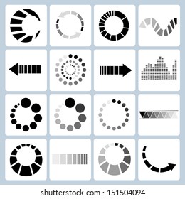 loading icons set