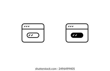 Loading icons set vector stock illustration