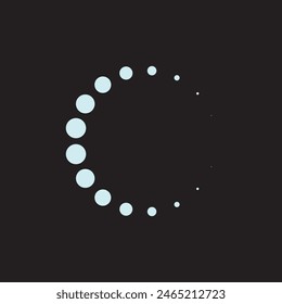 Loading indicator icon vector flat design