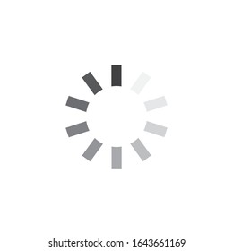 loading indicator icon vector illustration design template