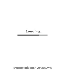 loading line with text suitable for project game online game etc