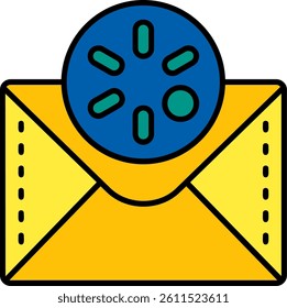 Loading Line vector Icon Design