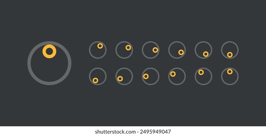 Laden Puffer Symbol Spinner Sprite Blatt Rotation Web-Spiel ui download hochladen design html css design