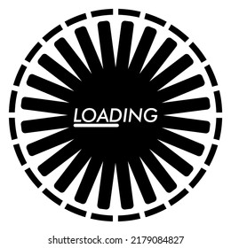 loading. Load icon. load system. Load can. Loading news. Load icon. Vector stock illustration.