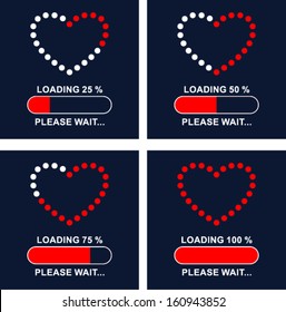 Loading love . please wait... 