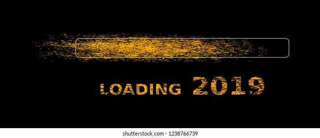 loading new year 2019 silvester