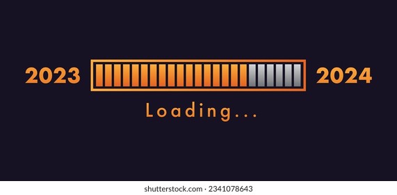 Loading new Year 2024 Background