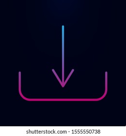 Loading nolan icon. Simple thin line, outline vector of online and web icons for ui and ux, website or mobile application