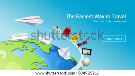 Loading page web site to provide tourist services