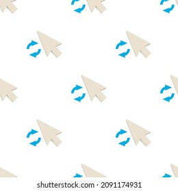 Loading pointer pattern seamless background texture repeat wallpaper geometric vector