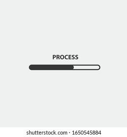 loading process bar vector icon