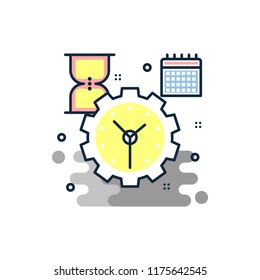 loading process icon. Element of business icon for mobile concept and web apps. Colored loading process icon can be used for web and mobile