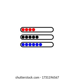 loading process logo set icon illustration