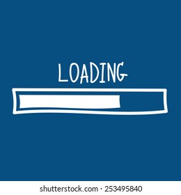loading. Progress bar design. Vector illustration