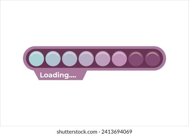 Loading Progress Bar Sticker Design