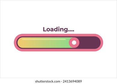 Loading Progress Bar Sticker Design