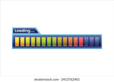 Loading Progress Bar Sticker Design