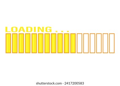 Loading Progress Bar Sticker Design