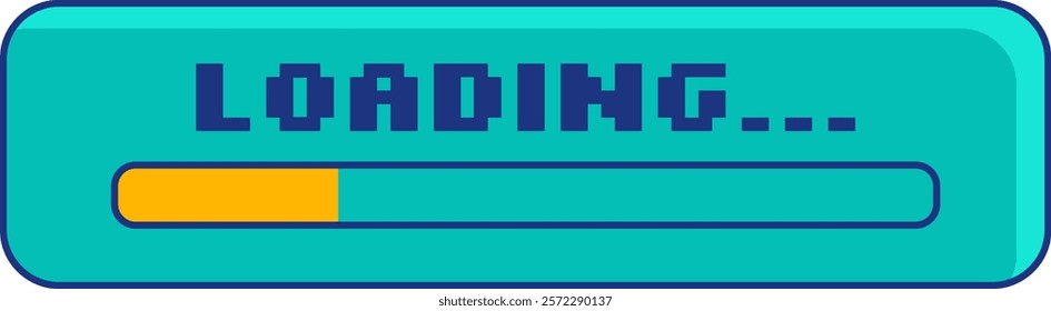 Loading Progress Bar Vector Illustration