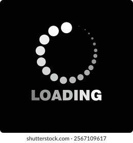 Loading Progress bar vector and transparent background