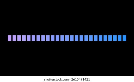 Loading or progress completed percentage bar, loading status bar, download progress icon vector