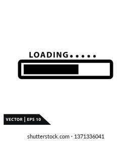 Loading progress icon vector