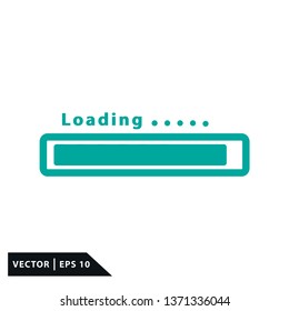 Loading progress icon vector