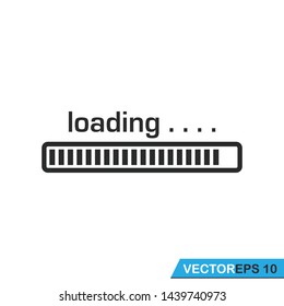 loading, progress icon vector design illustration