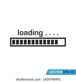 loading, progress icon vector design illustration