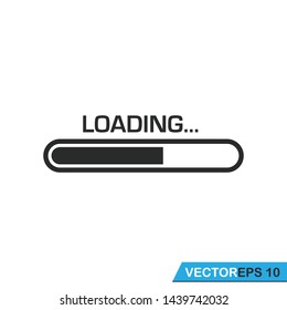 loading, progress icon vector design illustration