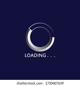 Loading Progress website template buffering waiting indicator icons