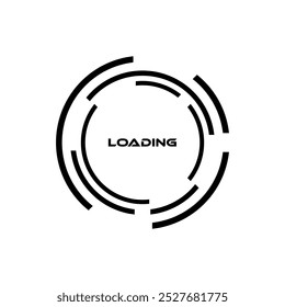 Loading simple icon design concept