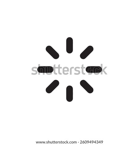 Loading spinner icon in circular motion Vector