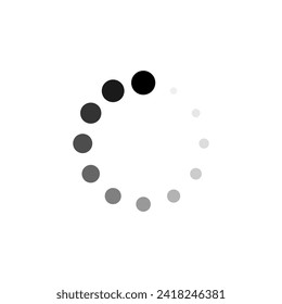 loading time icon in black