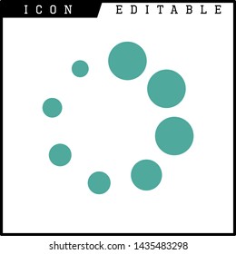 loading time icon isolated sign symbol vector illustration - vector 